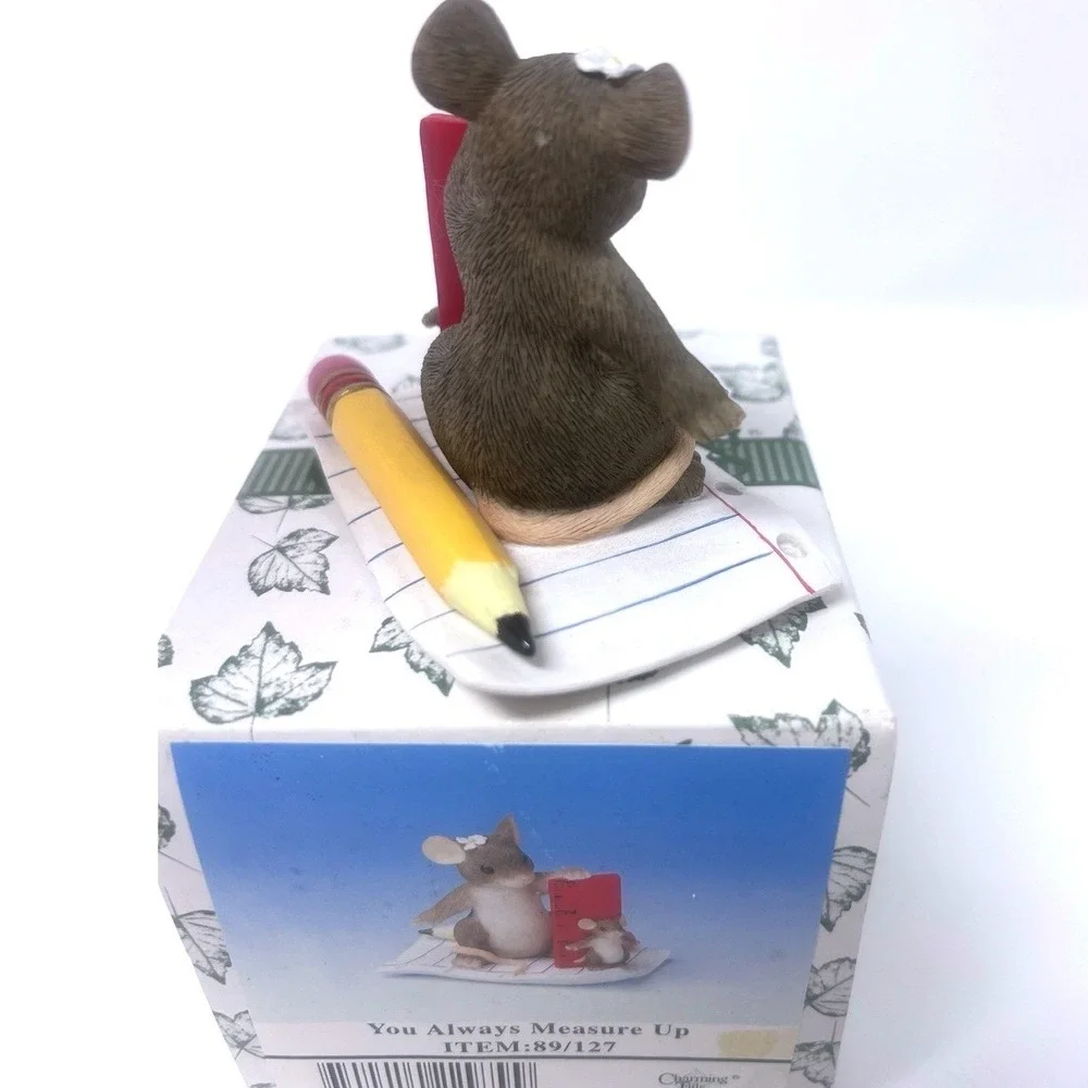Charming Tails You Always Measure Up 89/127 Fitz Floyd Dean Griff Mouse Box